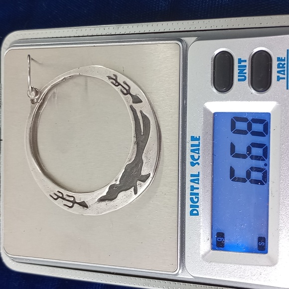 Sterling Silver Roadrunner Hoop Earrings - Picture 8 of 13